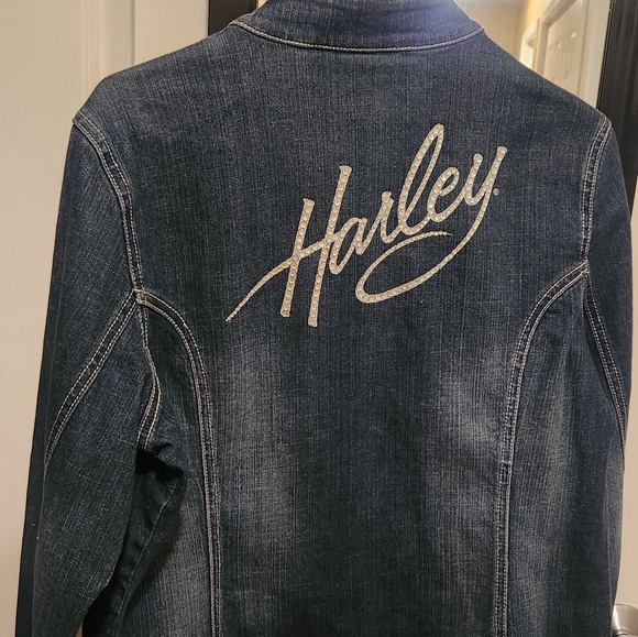 Harley Davidson denim jacket - Picture 3 of 3